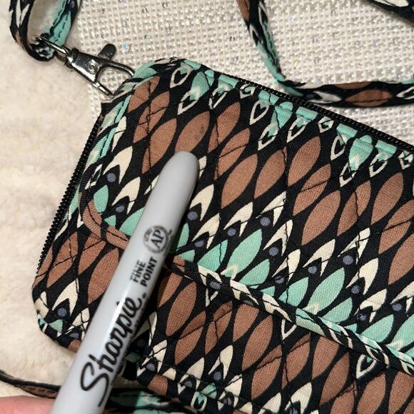 VB Brown RFID Sierra Stream All in One Crossbody Bag Wallet Wristlet Organizer - Picture 16 of 16